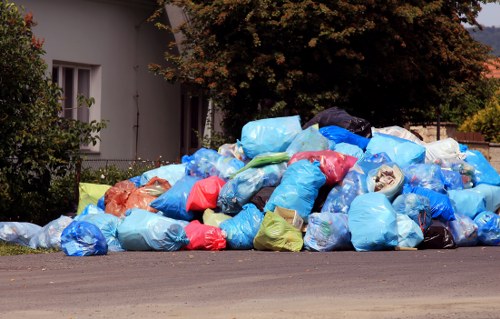 Employees managing waste in a Redhill office