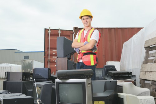 Clean, clutter-free office space after professional clearance